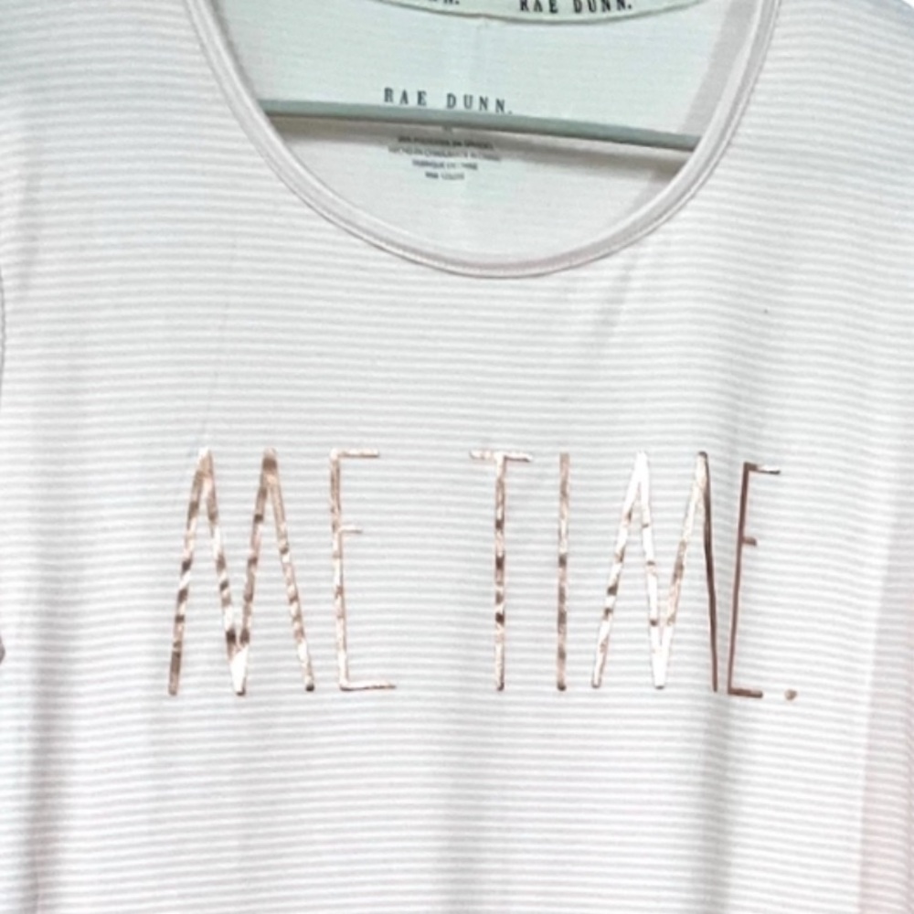 NWOT Rae Dunn Me Time Nightshirt - Picture 3 of 5